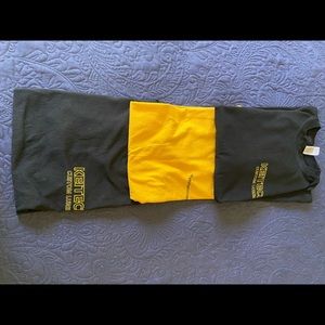 3 Mens (size small) fishing logo shirts.